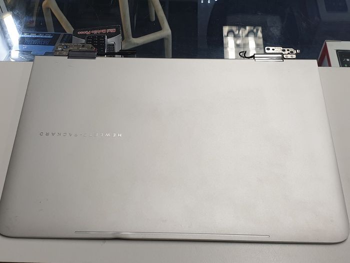 HP Spectre Pro X360 G1 Laptop Screen Back Rear Lid Cover, Hinges, Camera Cables