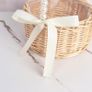 Brand New Wicker Flower Girl Baskets Handmade Rattan with Handles Image 5