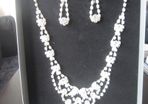 Bridal Necklace and matching Earrings ( DEBS )