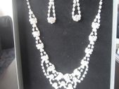 Bridal Necklace and matching Earrings ( DEBS )