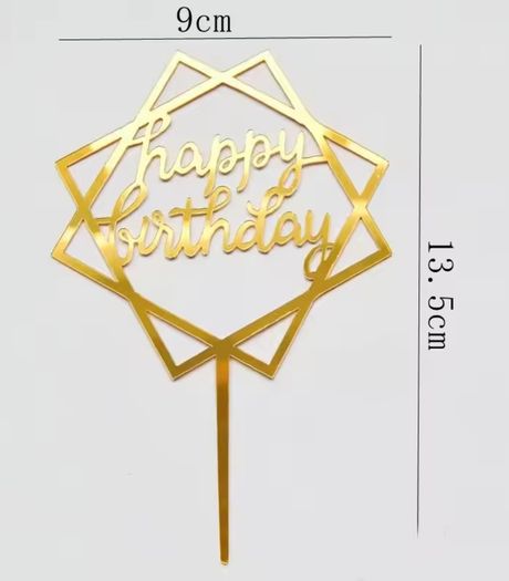 Happy Birthday Cake Toppers