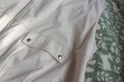 Beige sleeveless jacket