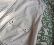 Beige sleeveless jacket