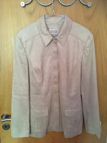 NEXT Long Jacket & Skirt Suit 16 New   -  Soft Suedette Separates