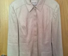 NEXT Long Jacket & Skirt Suit 16 New   -  Soft Suedette Separates
