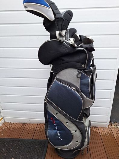 Golf clubs, full set and bag