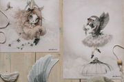 2 Pack Miss Annie/Miss Sofia - 18 x 24cm - Limited Edition Mrs Mighetto