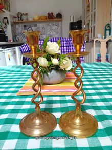 Vintage Brass Candlesticks