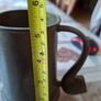 Vintage Pewter Tankard featuring a distinctive Pipe-Shaped Handle, British or Dutch, often dated from the 18th to 20th centuries Image 6