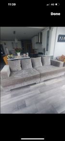 4 seater  sofa and free poufee