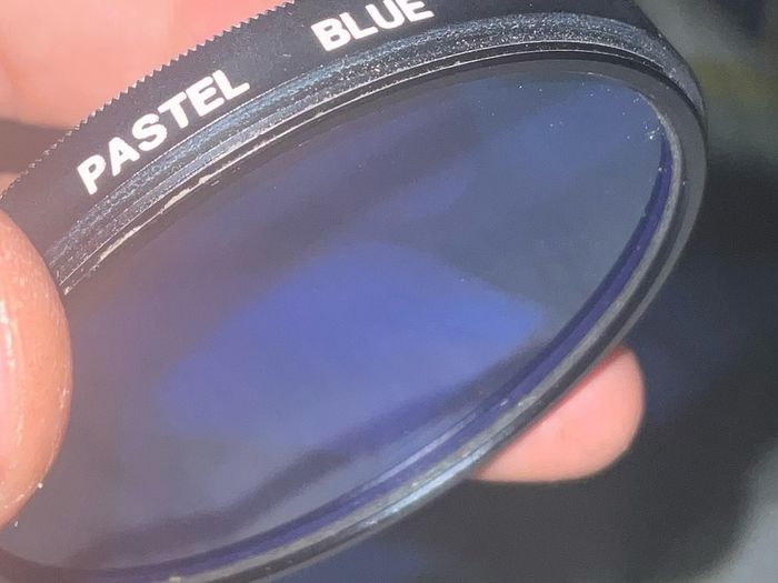 actina pastel blue 58mm filter
