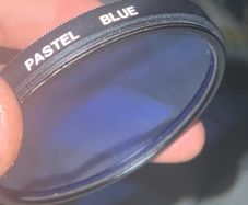 actina pastel blue 58mm filter