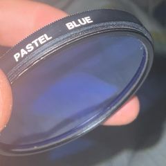 actina pastel blue 58mm filter