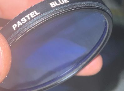 actina pastel blue 58mm filter