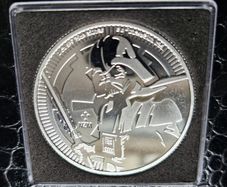1 oz STAR WARS Darth Vader Silver Coin 2019