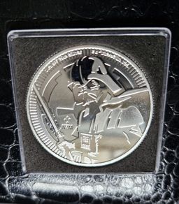 1 oz STAR WARS Darth Vader Silver Coin 2019