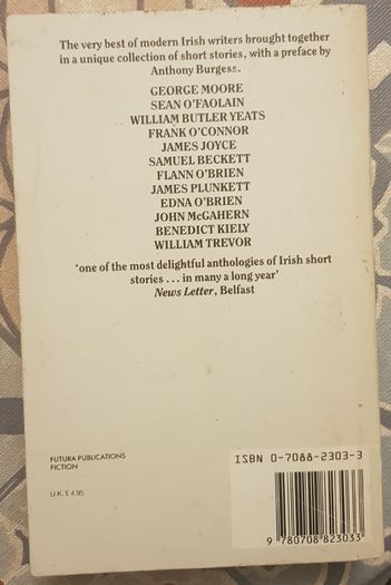 Modern Irish Short Stories, Ed. Ben Forkner.