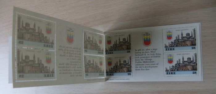 Dublin Millennium Stamp Booklet