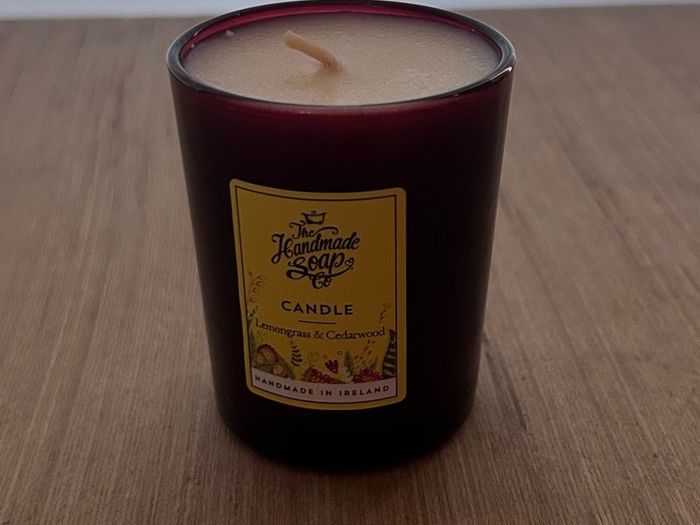 The Handmade Soap Company Lemongrass & Cedarwood Scented Soy Small Candle