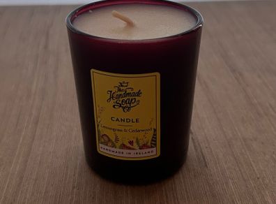 The Handmade Soap Company Lemongrass & Cedarwood Scented Soy Small Candle