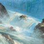 Large W Chapman Oil on Board Image 6