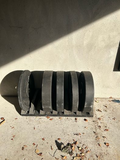 Bumper plates weight storage