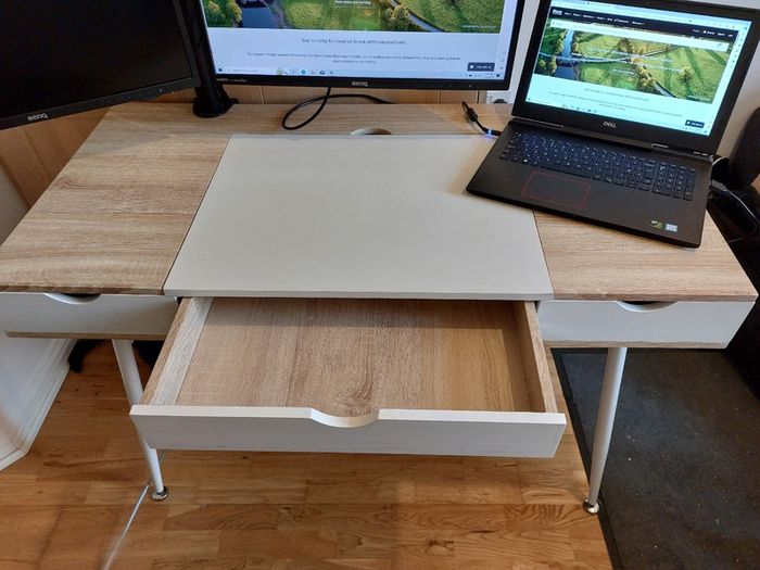 Dual 24 Monitors With Office Desk For Sale in Knocknacarra, Galway from ...