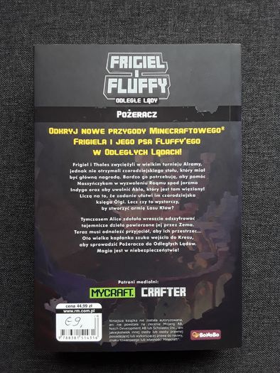 Kids books ksiazki Minecraft Frigiel i Fluffy nowe