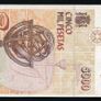SPAIN - 5000 Pesetas 1992 Banknote P165 (aUNC) Image 2