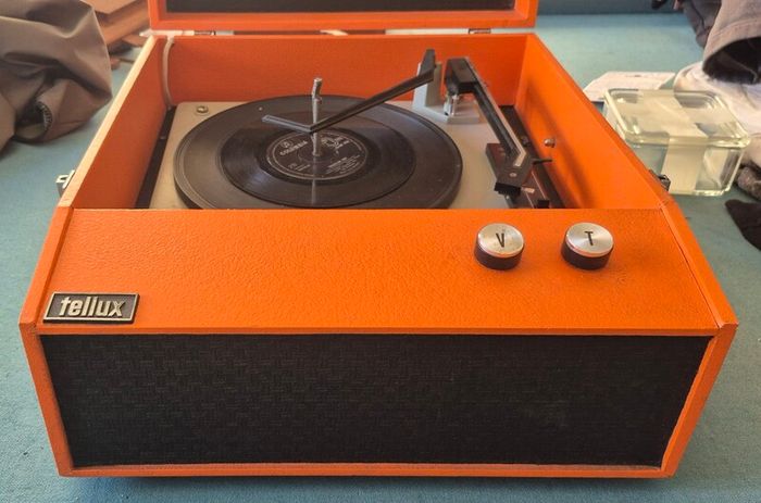 Vintage record player
