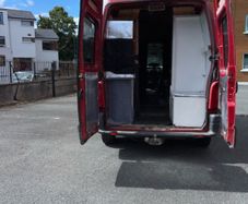 Rent /Buy camper van Has solar panel roof vent Sink gas cooker 12 V microwave