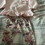 Girls next two piece suit 9/12 mths Image 4