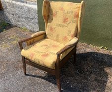 Vintage Fireside Wing Chair