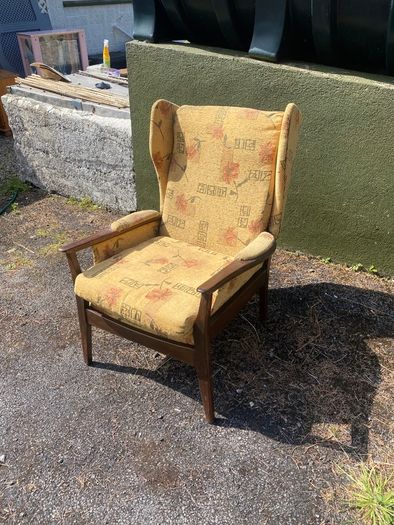 Vintage Fireside Wing Chair