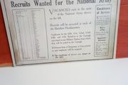 Irish Army 1923 Recruitment Notice Poster Ireland