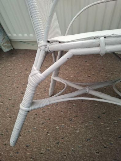 Vintage retro wicker chair