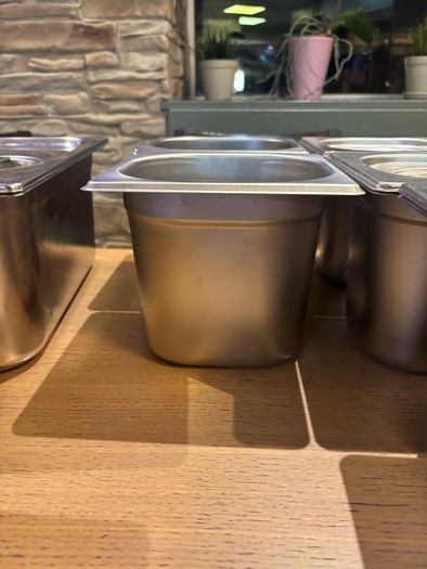 Stainless Steel Food Prep Containers & Lids