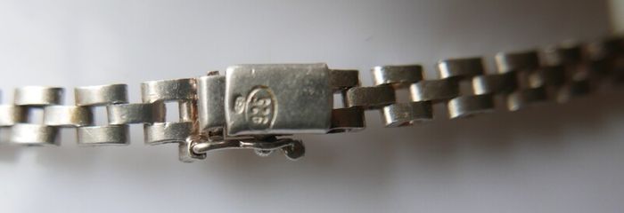 Vintage Cascading Necklace hallmarked 925 Sterling Silver length 17,5"  - 25,1g