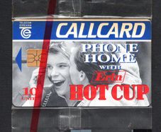 1994 Ireland 10 unit Erin Hot Cup soups range (Gemplus GEM1) Call Card Mint in Packaging. Telecom Eireann Card Number 1059