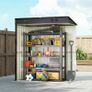 Outdoor Garden Shed 1.37 m sq 163x90x179 cm with Latch Doo Image 4