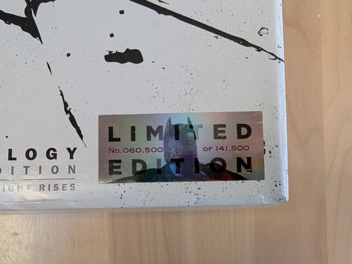 The Dark Knight Trilogy Ultimate Collector's Edition Blu-Ray - Brand New Contents (With Vehicles)