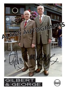 Gilbert and George Autographs