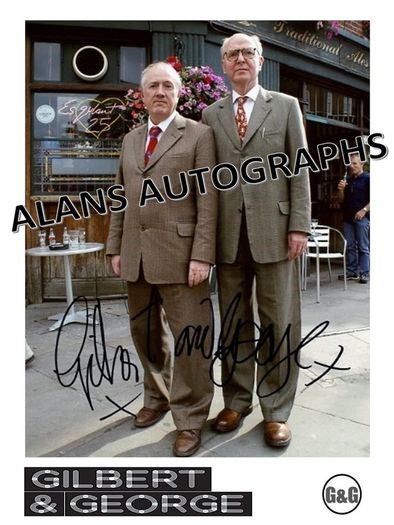 Gilbert and George Autographs