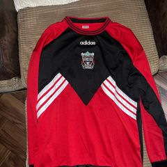 Liverpool retro adidas sweatshirt