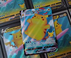 Surfing Pikachu VMAX ! Ultra Rare ! from Celebrations Set ! 25th Year Anniversary ! 2021 ! Pokemon Card !