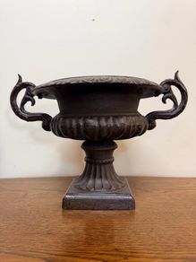 Victorian Style Cast Iron Urn