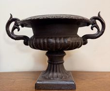 Victorian Style Cast Iron Urn