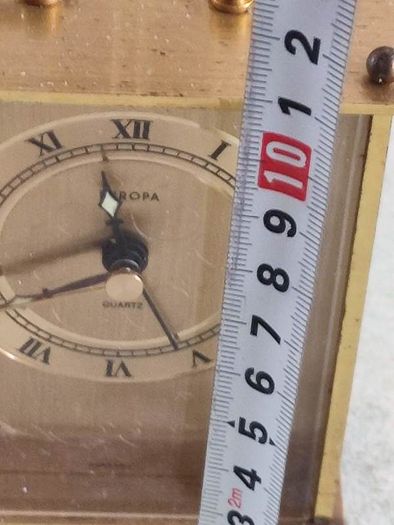 Lovely Small Brass Clock made In German.
