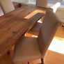 french oak dining table and chairs Image 2
