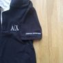 Men's Black Armani Exchange Polo Shirt Image 3